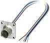 Embase mâle M12 pour capteurs/actionneurs Phoenix Contact SACC-SQ-M12FS-5CON-25F/0,5 1440986 Pôle: 5 Contenu: 1 pc(s)