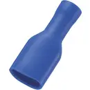 Cosse clip 2.8 mm x 0.5 mm TRU COMPONENTS FDFD2-110(5) 180 ° entièrement isolé bleu 50 pc(s)