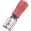 Cosse clip 4.8 mm x 0.5 mm TRU COMPONENTS FDD1.25-187(5) 180 ° partiellement isolé rouge 100 pc(s)