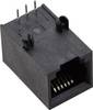 Embase modulaire femelle BEL Stewart Connectors SS64600-020F RJ12 embase femelle horizontale Pôle: 6P6C noir 1 pc(s)