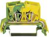 Borne pour conducteur de protection WAGO 264-737 10 mm ressort de traction Affectation: terre vert, jaune 1 pc(s)