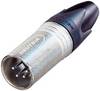 Neutrik NC4MXX XLR mâle, droit Nombre de pôles: 4 argent 1 pc(s)