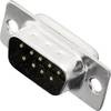 Embase SUB-D mâle 9 pôles MH Connectors 2101-0180-01 180 ° fût à souder 1 pc(s)