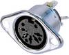 Connecteur rond DIN embase femelle, contacts droits Rean AV NYS324 Nombre de pôles: 3 argent 1 pc(s)