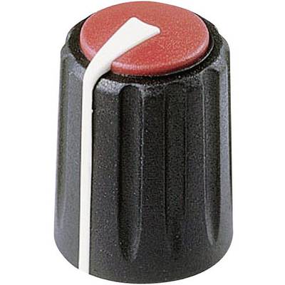 Tête de bouton rotatif Rean AV F 313 S 092  noir, rouge (Ø x H) 13 mm x 16.63 mm 1 pc(s)