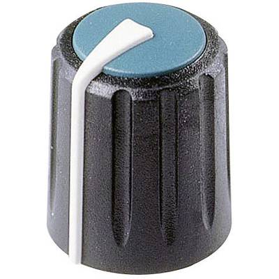 Tête de bouton rotatif Rean AV F 311 S 096  noir, bleu (Ø x H) 11 mm x 15.15 mm 1 pc(s)
