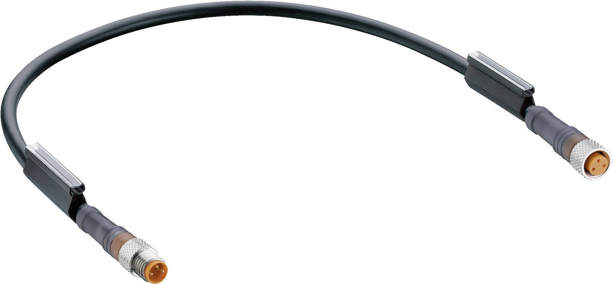 Connecteur confectionné pour capteurs/actionneurs M8 Lumberg Automation RSMV 3-RKMV 3-224/2M-1 mâle, droit, femelle, dro