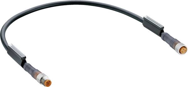 Connecteur confectionné pour capteurs/actionneurs M8 Lumberg Automation RSMV 3-RKMV 3-224/2M-1 mâle, droit, femelle, droit 2.00 m Nombre de pôles: 3 1 pc(s)