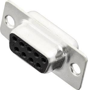 Embase SUB-D femelle 9 pôles MH Connectors 2101-0200-11 180 ° fût à souder 1 pc(s)
