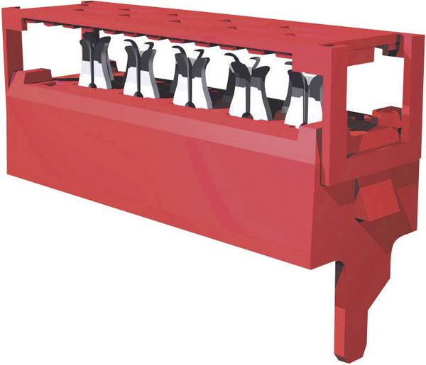 TE Connectivity Barrette mâle (standard) série Micro-MaTch Nbr total de pôles 4 Pas: 1.27 mm 7-215083-4 1 pc(s)