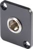 XLR embase mâle, contacts droits Hicon HI-XMDM3 Nombre de pôles: 3 argent, noir 1 pc(s)