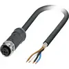 Câble blindé pour capteurs/actionneurs pour applications extérieures Phoenix Contact SAC-4P- 2,0-28X/M12FS SH OD 1454150 Pôle: 4 Contenu: 1 pc(s)