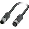 Câble blindé pour capteurs/actionneurs pour applications extérieures Phoenix Contact SAC-4P-M12MS/2,0-28X/M12FSSHOD 1454189 Pôle: 4 Contenu: 1 pc(s)