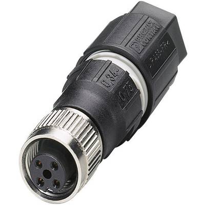 Connecteur non confectionné pour capteurs/actionneurs Phoenix Contact SACC-M12FS-4QO-0,75-M 1641772 M12 femelle, droit  