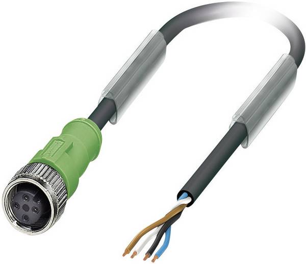 Câble pour capteurs/actionneurs Phoenix Contact SAC-4P- 5,0-PUR/M12FS 1668124 Contenu: 1 pc(s)