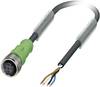 Câble pour capteurs/actionneurs Phoenix Contact SAC-4P- 1,5-PUR/M12FS 1668108 Contenu: 1 pc(s)