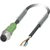 Câble pour capteurs/actionneurs Phoenix Contact SAC-4P-M12MS/ 1,5-PUR 1668043 Contenu: 1 pc(s)