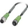 Câble pour capteurs/actionneurs Phoenix Contact SAC-4P-M12MS/ 0,3-PUR/M12FS 1668357 Contenu: 1 pc(s)