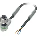 Câble pour capteurs/actionneurs Phoenix Contact SAC-3P-10,0-PUR/M12FR-2L 1694428 Pôle: 3 avec LED Contenu: 1 pc(s)