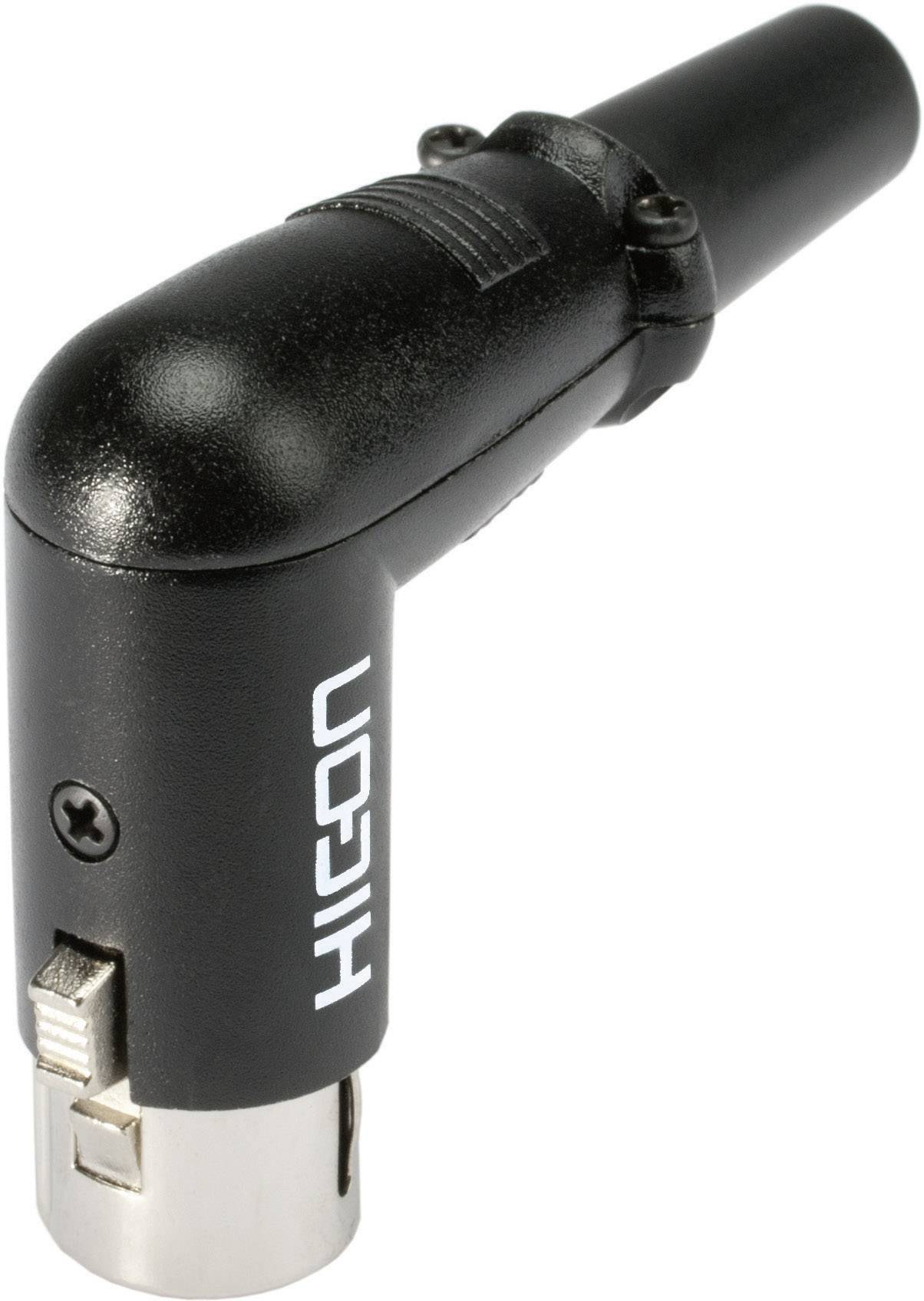 Hicon HI-X3RF-M XLR femelle, coudé Nombre de pôles: 3 noir 1 pc(s)