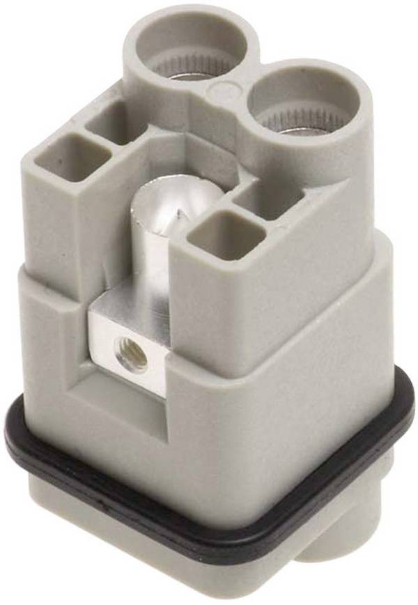 HARTING 09120022651 Insert mâle Han® Q 2 + PE connexion à vis axiale 1 pc(s)