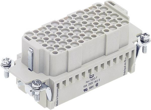 HARTING  09160723101  Insert femelle  Han® DD  72 + PE  à sertir  1 pc(s)