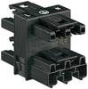 WAGO Distributeur Alimentation mâle - Alimentation femelle, Alimentation femelle, Alimentation femelle Nombre total de pôles: 2 + PE noir 1 pc(s)