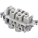 HARTING 09380062701 Insert femelle Han® Com 4 + 2 + PE raccord à vis 1 pc(s)
