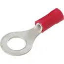Cosse à oeillet TE Connectivity PLASTI GRIP 130014 Section max.: 1.60 mm² Ø du trou: 5.3 mm partiellement isolé rouge 1