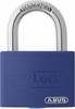 Cadenas ABUS ABVS50005 bleu avec serrure à clé