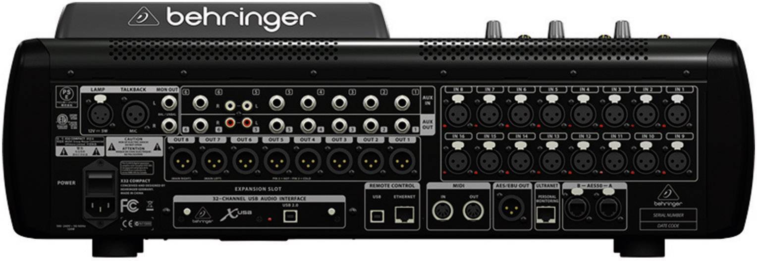 behringer x32 usb 2.0 output