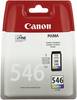 Cartouche d'encre Canon CL-546 Cyan, Magenta, Jaune
