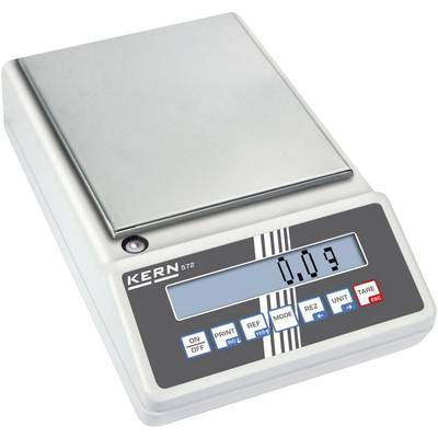 Kern 572-45 Balance de précision Plage de pesée (max.) 12 kg Lisibilité 0.05 g sur secteur, à batterie argent-0