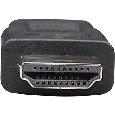 Une fiche HDMI à broches multiples, utilisée pour la transmission de données audio et vidéo entre des appareils tels que des téléviseurs et des ordinateurs.