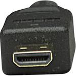 Câble HDMI haut débit avec Ethernet, HEC, ARC, 3D, 4K, HDMI mâle vers micro mâle, blindé, noir, 2 m (6,6 ft)