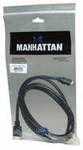Manhattan Cordon HDMI haut débit, HDMI mâle mini vers HDMI mâle, blindé, noir, 1,8 m (6 ft)