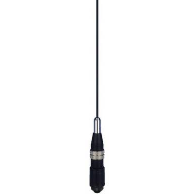 Un câble de microphone noir vertical avec connecteur, partiellement visible. Aucun autre détail ou contexte n'est discernable.