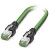 Câble de jonction Profinet RJ45 CAT 5e Phoenix Contact - [1x RJ45 mâle - 1x RJ45 mâle] - 0.30 m - vert - 1418413