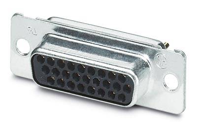 Embase SUB-D femelle 26 pôles Phoenix Contact 1655166 180 ° fût à souder 10 pc(s)