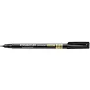 Staedtler Lumocolor permanent special F 319 F-9 Marqueur permanent noir résiste à l'eau: oui