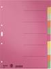 Leitz 43580000 Répertoire DIN A4 blanc Carton multicolore 6 onglets 43580000