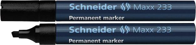 Schneider Schreibgeräte Maxx 233 123301 Marqueur permanent noir résiste à l'eau: oui-0