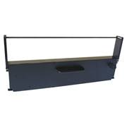 Ruban encreur noir de forme rectangulaire avec une poignée centrale, adapté à certains modèles d'imprimantes à matricielle.