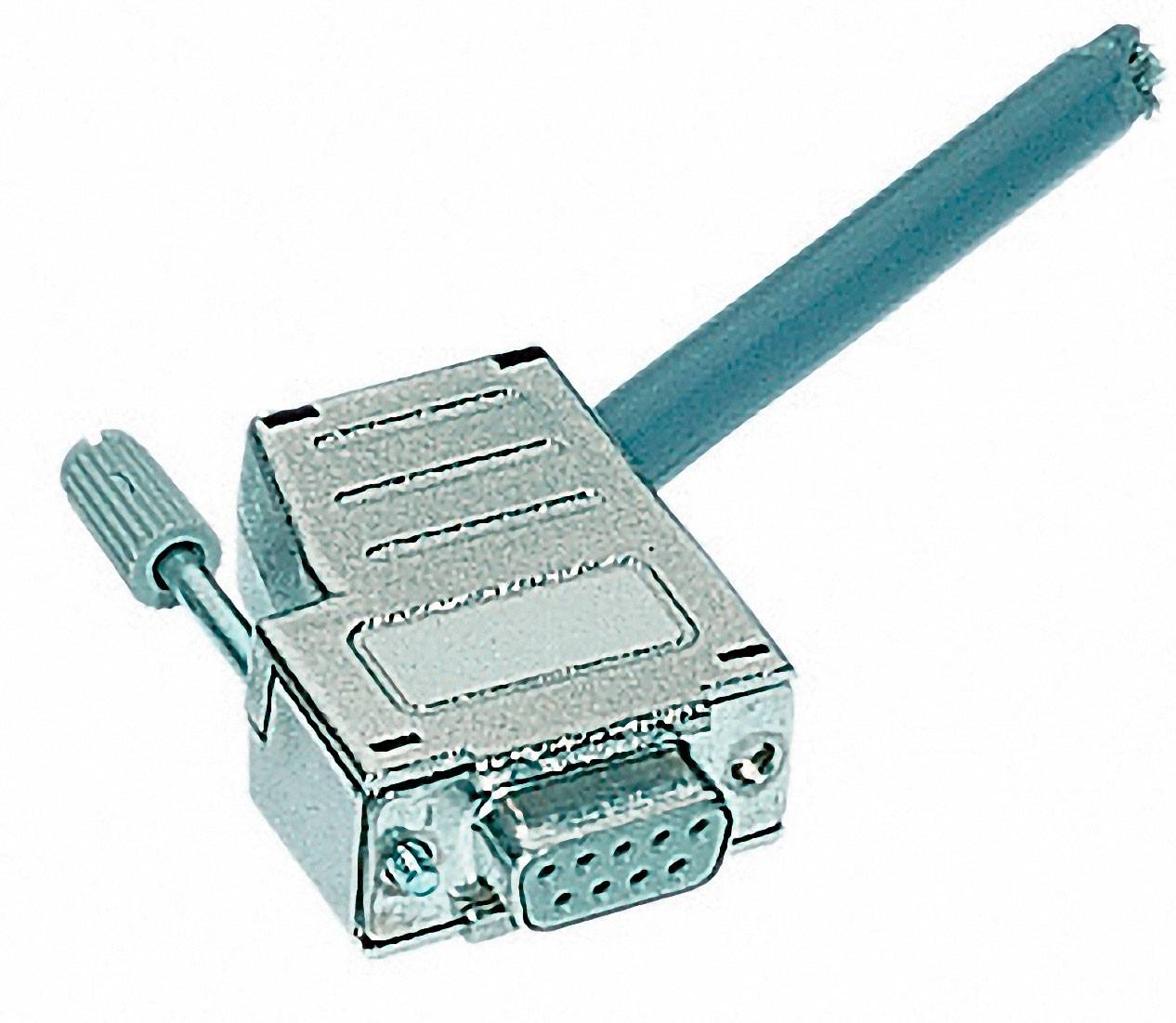 Une fiche VGA avec un câble, typiquement utilisée pour les connexions vidéo entre un ordinateur et un écran.
