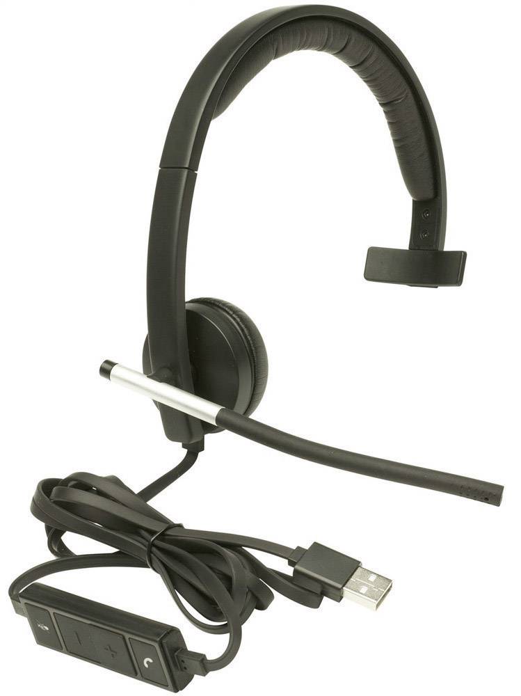 supra-aural Logitech Logitech USB Headset Mono H650e - Headset - On-Ear multicolore-0