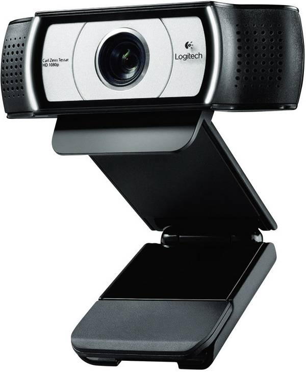 Webcam Full HD Logitech C930E 1920 x 1080 Pixel pied de support, support à pince