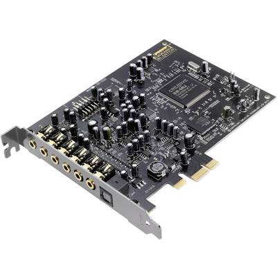 Carte son interne 7.1 Sound Blaster SoundBlaster Audigy RX PCIe x1 avec sortie numérique, avec port casque extérieur