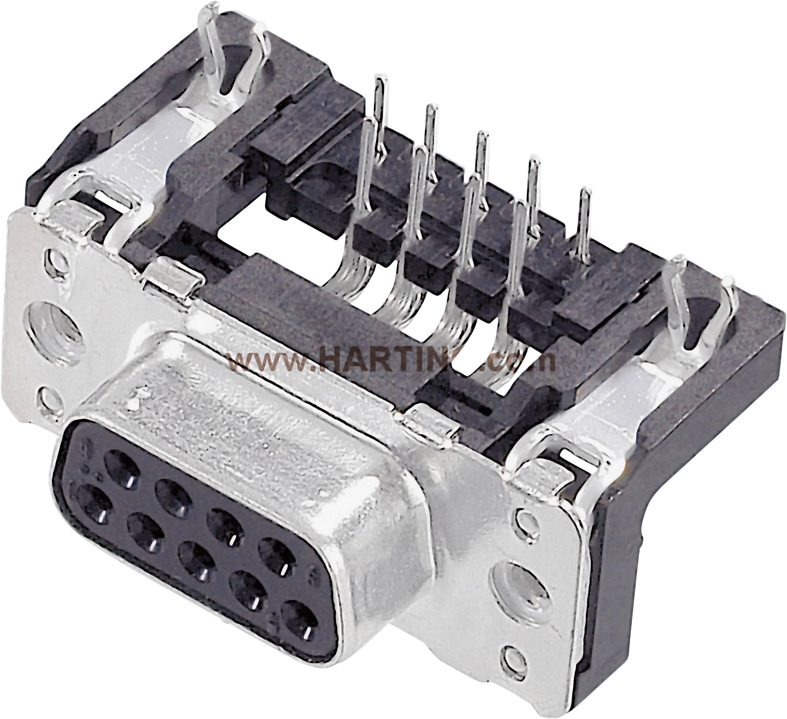 HARTING 09664526612 09664526612 Embase SUB-D femelle 90 ° Nombre de pôles: 37 à souder 1 pc(s)