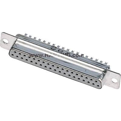 Un connecteur Centronics métallique à 36 broches avec deux pattes de fixation sur les côtés, destiné à la connexion aux interfaces parallèles.