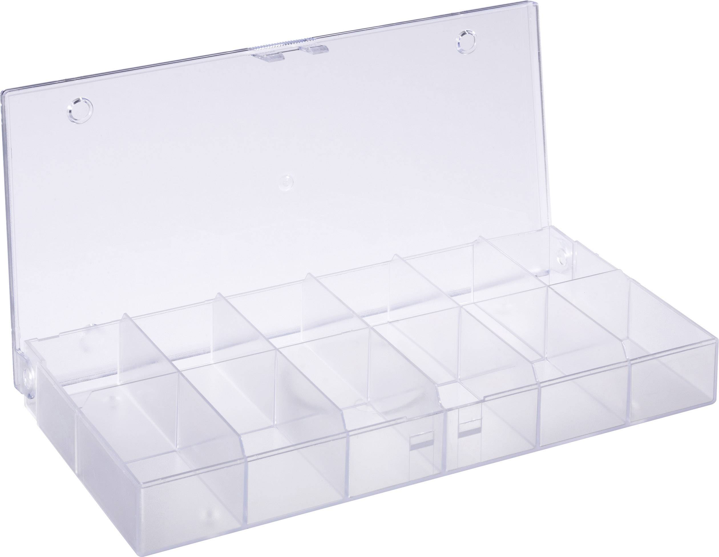 Mallette de rangement séparations fixes Hüfner Dübel 800011 (L x l x H) 194 x 101 x 31 mm Nombre de compartiments: 12 1 